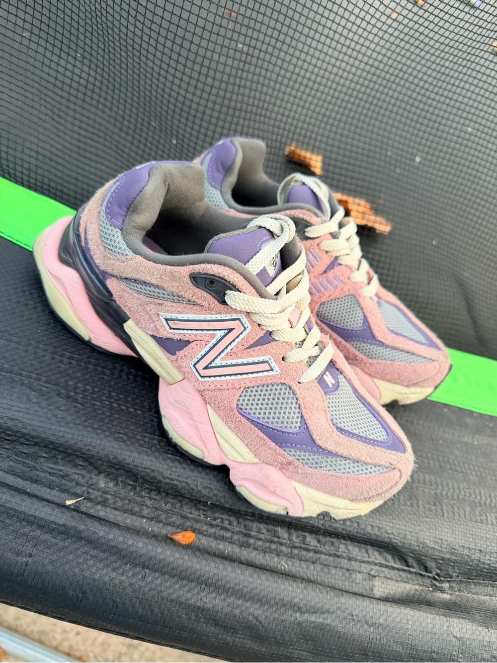 New Balance 9060 sneakers in pink and purple #newbalance